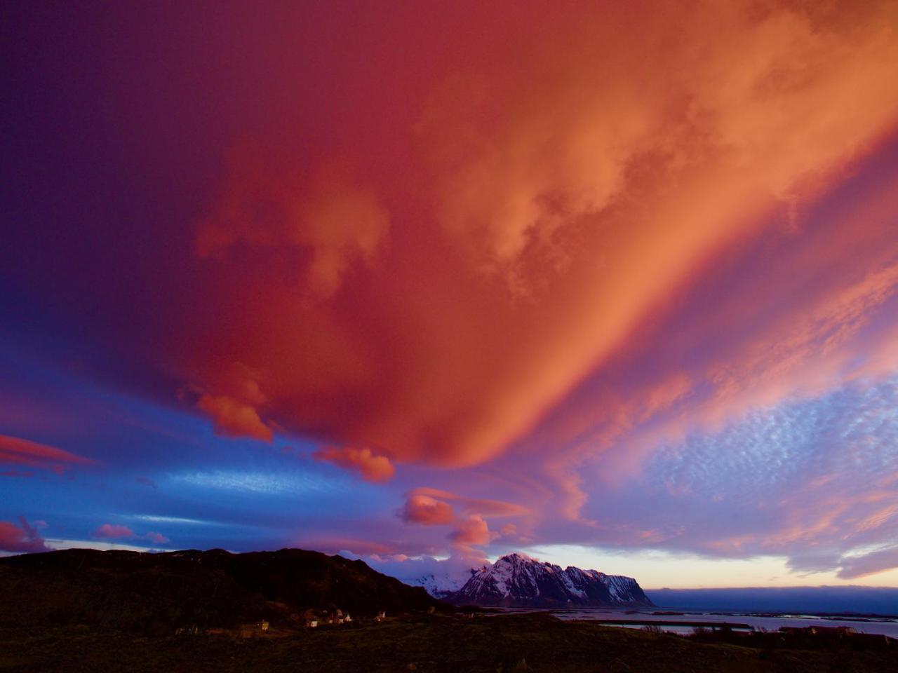 Seaside View Lofoten Bostad Buitenkant foto