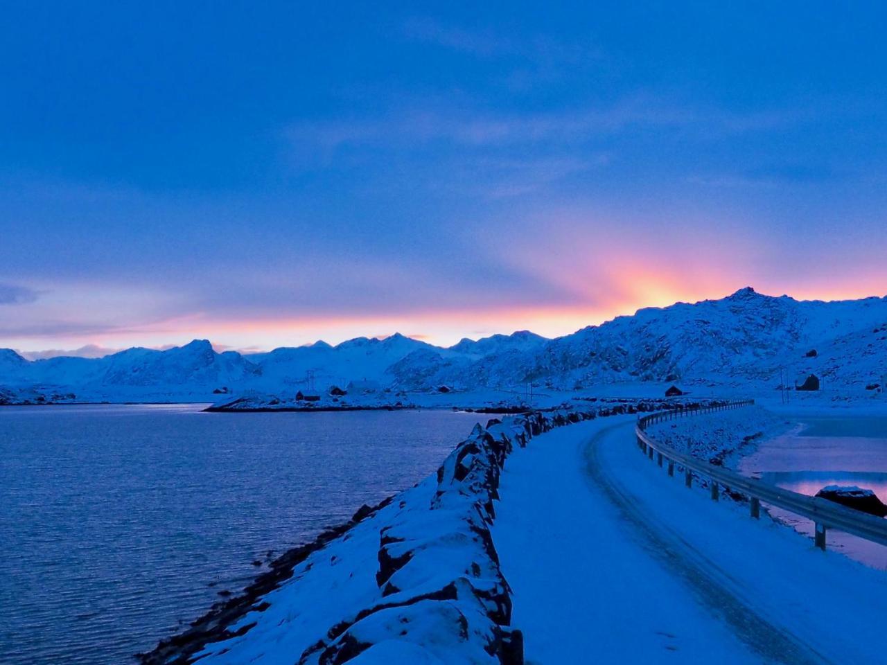 Seaside View Lofoten Bostad Buitenkant foto